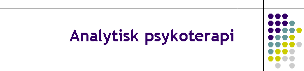 Analytisk psykoterapi